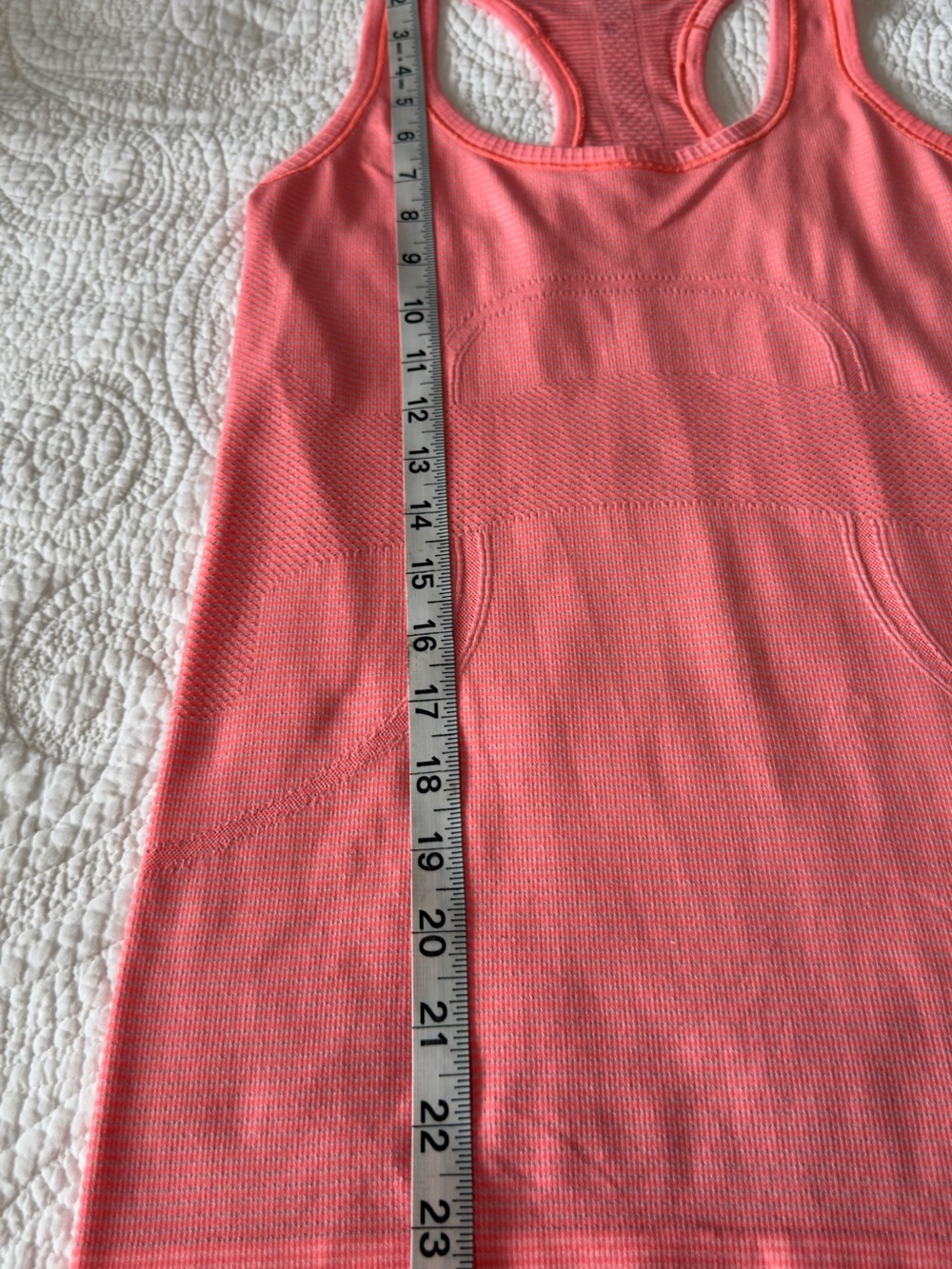 Lululemon Swiftly Tech Racerback Pink Peach Size 4 - Picture 6 of 8